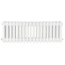 Радиатор горизонтальный Warm well column 3 300x830 white (бок)